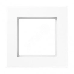 Рамка 1-я для горизонтальной/вертикальной установки Серия- A550 Материал- термопласт. Цвет- белый Рамка 1-я для горизонтальной/вертикальной установки Серия- A550 Материал- термопласт. Цвет- белый