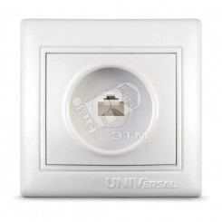 Розетка Севиль TF белая Розетка Севиль TF белая