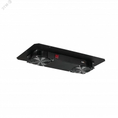 Блок вент для настенных шкафов серии TWC 2 вентилятора без шнура черный