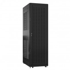 Шкаф серверный 42U 800х1000 передняя дверь: протект IP41. задняя дверь: без. боковые панели: перфорированные. цвет: черный RAL9005 