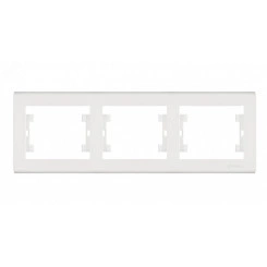 MANOLYA Рамка 3-местная, горизонтальная MANOLYA Рамка 3-местная, горизонтальная