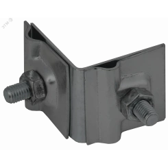 Держатель проводника круглого 6-10мм для фальца угловой h=40мм оцинкованная сталь TD IEK Держатель проводника круглого 6-10мм для фальца угловой h=40мм оцинкованная сталь TD IEK