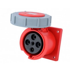 Розетка для скрытой проводки 3Р+РЕ 63А 380В IP67 РЩ-103 Розетка для скрытой проводки 3Р+РЕ 63А 380В IP67 РЩ-103