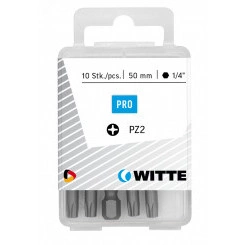 Бита PZ1 х 50 мм 1/4'' E6.3 Industrial пластик.уп. 10 шт. Бита PZ1 х 50 мм 1/4'' E6.3 Industrial пластик.уп. 10 шт.