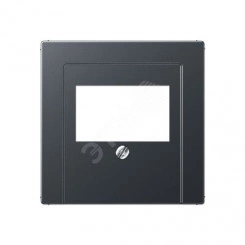 Крышка для гнезд ТАЕ матовый антрацит Крышка для гнезд ТАЕ матовый антрацит