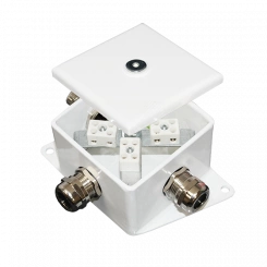 Коробка монтажная огнестойкая КМ-О(2к-6,0)-IP66 три ввода АВС