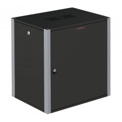 Шкаф телекоммуникационный настенный 19' 22U дверь металл IP20. 600x450x1040mm(ШхГхВ) цвет черный(RAL 9004/RAL7000) Шкаф телекоммуникационный настенный 19' 22U дверь металл IP20. 600x450x1040mm(ШхГхВ) цвет черный(RAL 9004/RAL7000)