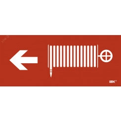 Этикетка самокл. 330х140мм Пож. кран/стр. налево IEK Этикетка самокл. 330х140мм Пож. кран/стр. налево IEK
