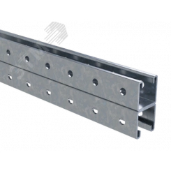 Профиль С-образный двойной 41х41 L=1300 толщина 2.5мм горячеоцинкованный