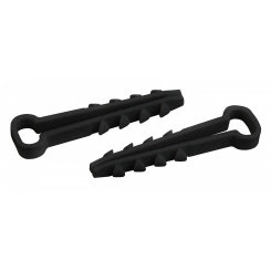 Дюбель-хомут для плоского кабеля 5-8мм черный (100шт.) (50/1500) Дюбель-хомут для плоского кабеля 5-8мм черный (100шт.) (50/1500)