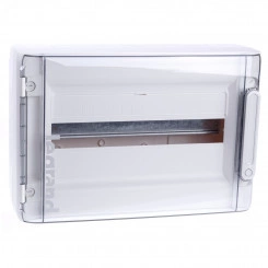 Щиток 1х18 модулей прозрачная дверь Щиток 1х18 модулей прозрачная дверь