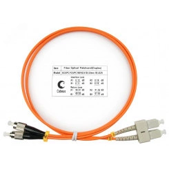Шнур оптический duplex 1м SC-FC 62,5/125 мм LSZH Шнур оптический duplex 1м SC-FC 62,5/125 мм LSZH