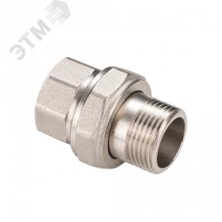 Сгон разъемный ВН 3/4' прямой (американка), никелированный Сгон разъемный ВН 3/4' прямой (американка), никелированный