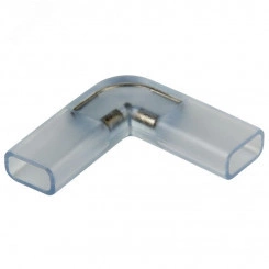 Муфта соединительная L для светодиодной ленты 220 В 14.5х7.5 мм Муфта соединительная L для светодиодной ленты 220 В 14.5х7.5 мм