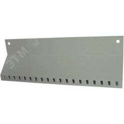 Кронштейн для крепления подводящих кабелей, металлорукавов к шкафам ТШ Кронштейн для крепления подводящих кабелей, металлорукавов к шкафам ТШ