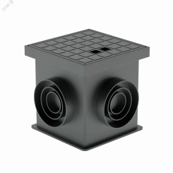 Колодец контрольный с крышкой 200х200х200 мм ABS-пластик Колодец контрольный с крышкой 200х200х200 мм ABS-пластик