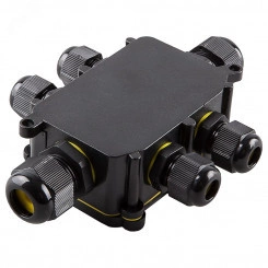 Коробка распределительная водонепроницаемая 6 выходов, с клеммой в комплекте, Коробка распределительная водонепроницаемая 6 выходов, с клеммой в комплекте,