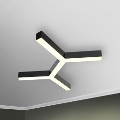 Светильник светодиодный RVE-LBX-TRINITY-2X-500-N (Трехлучевой крест 2х 500х560х100мм 31Вт Накладной 4000К Белый) Светильник светодиодный RVE-LBX-TRINITY-2X-500-N (Трехлучевой крест 2х 500х560х100мм 31Вт Накладной 4000К Белый)