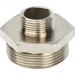 Ниппель НН 1'1/2х3/4' переходной, никелированный Ниппель НН 1'1/2х3/4' переходной, никелированный