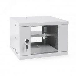 Шкаф телекоммуникационный настенный 10дюймов 4U Шкаф телекоммуникационный настенный 10дюймов 4U