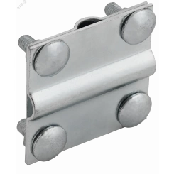 Зажим крестообразный полоса/пруток-полоса/пруток 40/12мм оцинкованная сталь IEK Зажим крестообразный полоса/пруток-полоса/пруток 40/12мм оцинкованная сталь IEK