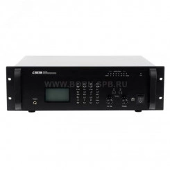 IP-усилитель, 500 Вт, 1 микр+ 1 лин вход, запуск mp3-проигрывателя, 3U