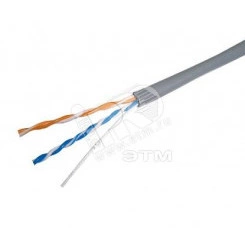 Витая пара UTP 2 пары AWG 24 категория 5е вн утренняя Cu Light 100м Витая пара UTP 2 пары AWG 24 категория 5е вн утренняя Cu Light 100м