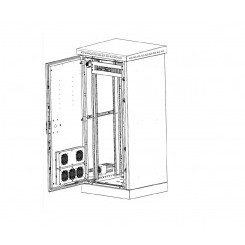Шкаф уличный всепогодный напольный укомплектованный 36U (Ш700 ? Г600) комплекта