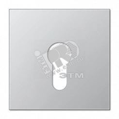 Крышка для выключателя с замком  алюминий