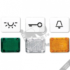 Окошко с символом для KO-клавиш символ звонок слоновая кость