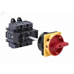 ВЫКЛЮЧАТЕЛЬ-РАЗЪЕДИНИТЕЛЬ 3P 175A С КРАСНОЙ ВЫНОСНОЙ РУКОЯТКОЙ НА ДИН-РЕЙК/ПЛАТЕ