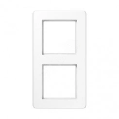 Рамка 2-я для горизонтальной/вертикальной установки Серия- AFlow Материал- термопласт. Цвет- белый Рамка 2-я для горизонтальной/вертикальной установки Серия- AFlow Материал- термопласт. Цвет- белый