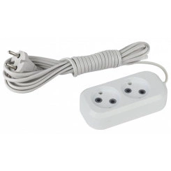 Удлинитель без заземл, 1300Вт, 2гн,5 м UX-2-5m Удлинитель без заземл, 1300Вт, 2гн,5 м UX-2-5m