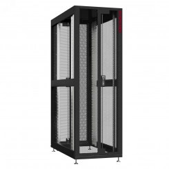 Шкаф серверный 24U 600х1070 передняя дверь: двустворчатая перфорированная IP20. задняя дверь: двустворчатая перфорированная IP20. боковые панели: без. цвет: черный RAL9005 