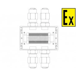 Коробка коммутационная взрывозащищенная КВМК 1608