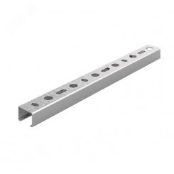 Профиль перфорированный С-образный 30х20х3000, толщина 1,5 мм, Сендзимир цинк Профиль перфорированный С-образный 30х20х3000, толщина 1,5 мм, Сендзимир цинк