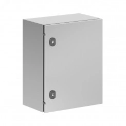 Корпус навесной STH с М/П, нержавеющая сталь AISI316, ВхШхГ 500x400x250 мм, с фланцем Корпус навесной STH с М/П, нержавеющая сталь AISI316, ВхШхГ 500x400x250 мм, с фланцем