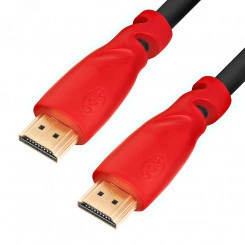 Кабель HDMI 1.4 19М на 19М, 1 м., красный