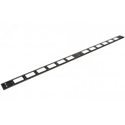 Органайзер кабельный вертикальный 27U 90мм черный Органайзер кабельный вертикальный 27U 90мм черный