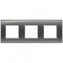 LivingLight Рамка прямоугольная 3 поста Лондонский туман LivingLight Рамка прямоугольная 3 поста Лондонский туман