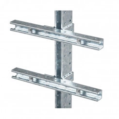 Комплект монтажных профилей на стойку для крепления 4 оболочки(ек) с видом защиты Ex d горячеоцинкованный, длина 600 мм