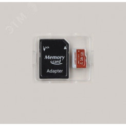 Карта памяти 16GB MicroSD, UHS I, SDXC, V10, U3,  0 МБ/с, Class 10, с адаптером