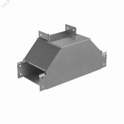 Т-отвод вертикальный 80х200 мм вверх c разворотом трассы на 90 гр. ПЛЮС Т-отвод вертикальный 80х200 мм вверх c разворотом трассы на 90 гр. ПЛЮС