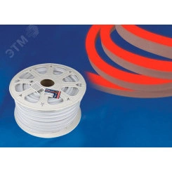 ULS-N21-2835-120LED/m-8mm-IP67-220V-8W/m-50M-RED Светодиодная гибкая герметичная лента. NEON. Бобина 50 м. Красный свет. TM ULS-N21-2835-120LED/m-8mm-IP67-220V-8W/m-50M-RED Светодиодная гибкая герметичная лента. NEON. Бобина 50 м. Красный свет. TM