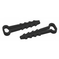 Дюбель хомут DXP-5-8-b-10 для плоского кабеля 5-8 мм черный 10шт Дюбель хомут DXP-5-8-b-10 для плоского кабеля 5-8 мм черный 10шт