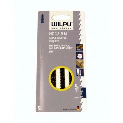 Пилка для лобзика HC 12 R bi х 5шт/уп для дерева до 30мм и пластмассы (безосколочный рез) Пилка для лобзика HC 12 R bi х 5шт/уп для дерева до 30мм и пластмассы (безосколочный рез)