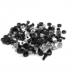 Комплект крепежа М6, винт, пластиковая шайба, гайка, 50 шт DATAREX Комплект крепежа М6, винт, пластиковая шайба, гайка, 50 шт DATAREX