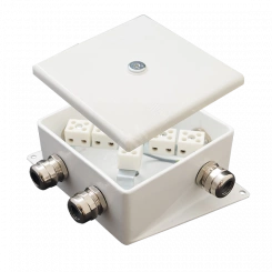 Коробка монтажная огнестойкая КМ-О (6к)-IP66-120х120 три ввода ACD