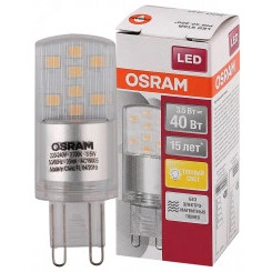 Лампа светодиодная LED 3,5Вт G9 STAR PIN40 (замена 40Вт), теплый белый свет Osram Лампа светодиодная LED 3,5Вт G9 STAR PIN40 (замена 40Вт), теплый белый свет Osram