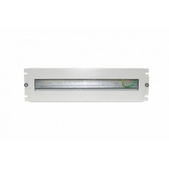 Панель 19 дюймов с DIN-рейкой с регулируемойглубиной установки. 3U. 22 места. цвет серый(RAL7035) Панель 19 дюймов с DIN-рейкой с регулируемойглубиной установки. 3U. 22 места. цвет серый(RAL7035)